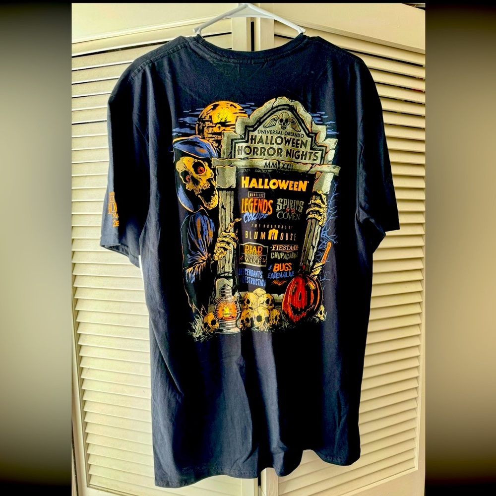 Universal Orlando Halloween Horror Nights HHN 2022 House Shirt Adult XL NWT